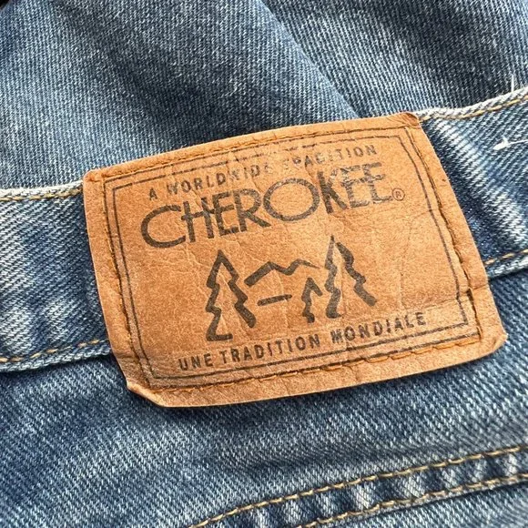 Vintage High Rise Straight Leg Jeans Relaxed Boyfriend Full Length Denim 90s Dad - Picture 7 of 8